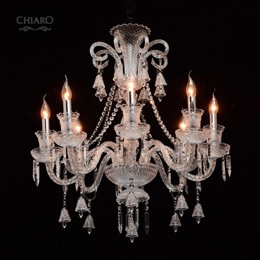 Люстра подвесная CHIARO 313012508 Барселона 8x40W Е14